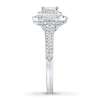 Thumbnail Image 2 of Neil Lane Radiant-cut Diamond Engagement Ring 7/8 ct tw 14K White Gold