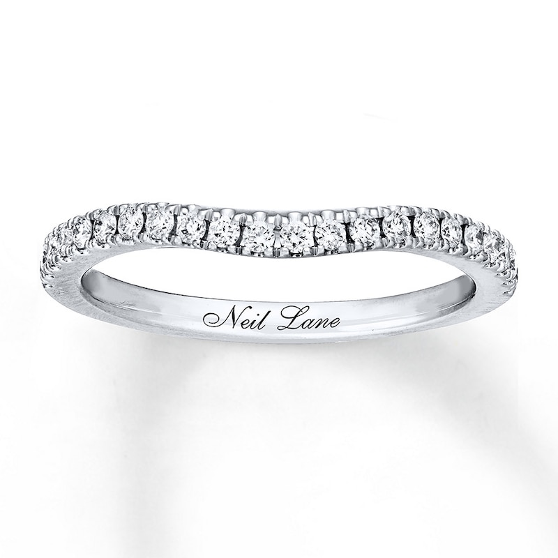 Main Image 1 of Neil Lane Wedding Band 1/4 ct tw Diamonds 14K White Gold