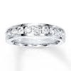 Thumbnail Image 1 of Adore Diamond Wedding Band 7/8 ct tw Round-cut 14K White Gold