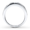 Thumbnail Image 2 of Adore Diamond Wedding Band 7/8 ct tw Round-cut 14K White Gold