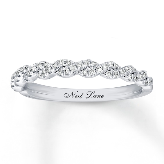 Neil Lane Wedding Band 1/5 ct tw Diamonds 14K White Gold