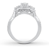 Neil Lane Diamond Engagement Ring 1-1/2 ct tw Diamonds 14K White Gold