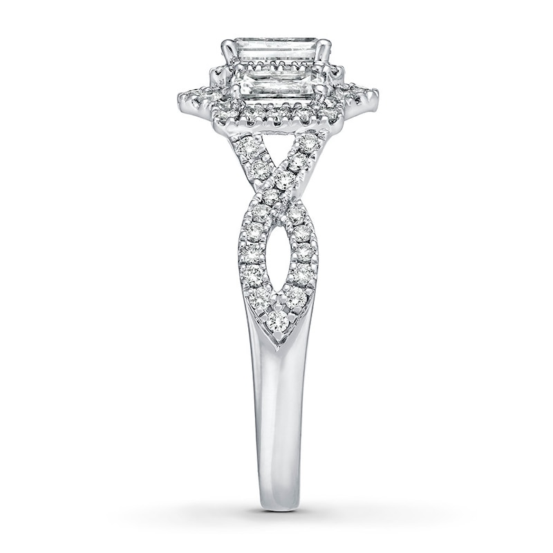 Neil Lane Diamond Engagement Ring 1-1/2 ct tw Diamonds 14K White Gold
