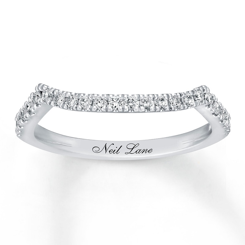 Neil Lane Diamond Wedding Band 1/4 ct tw Diamonds 14K White Gold