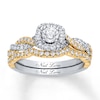 Thumbnail Image 1 of Neil Lane Bridal Set 3/4 ct tw Diamonds 14K Two-Tone Gold