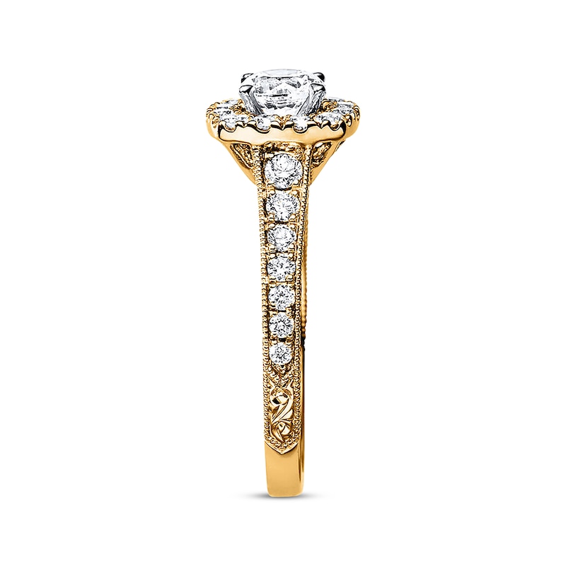 Neil Lane Engagement Ring 1-1/6 ct tw Diamonds 14K Yellow Gold