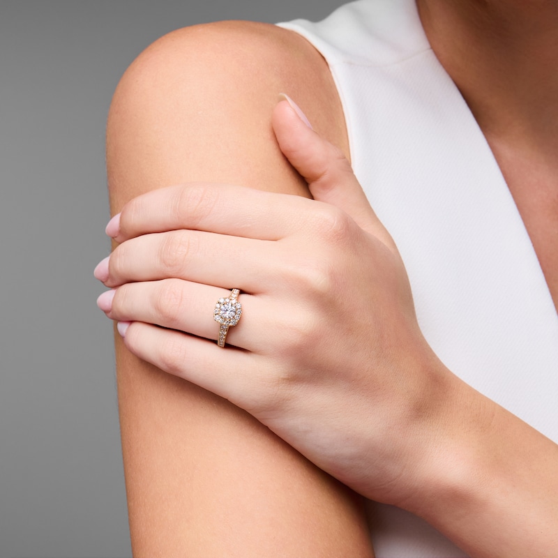 Main Image 8 of Neil Lane Engagement Ring 1-1/6 ct tw Diamonds 14K Yellow Gold