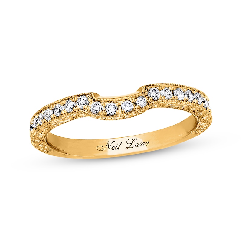Main Image 1 of Neil Lane Wedding Band 1/3 ct tw Diamonds 14K Yellow Gold