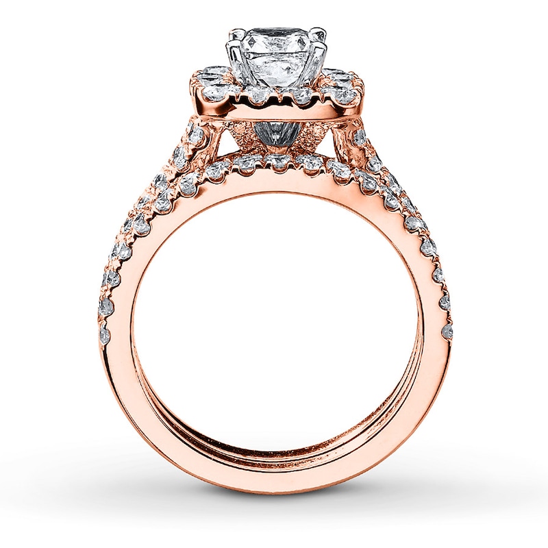 Neil Lane Bridal Set 2-1/2 ct tw Diamonds 14K Rose Gold