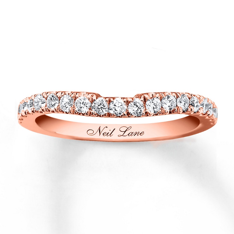 Neil Lane Wedding Band 3/8 ct tw Diamonds 14K Rose Gold