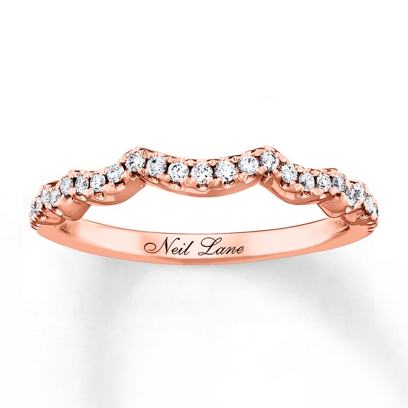 Neil Lane Wedding Band 1/5 ct tw Diamonds 14K Rose Gold