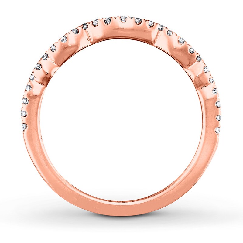 Main Image 2 of Neil Lane Wedding Band 1/5 ct tw Diamonds 14K Rose Gold