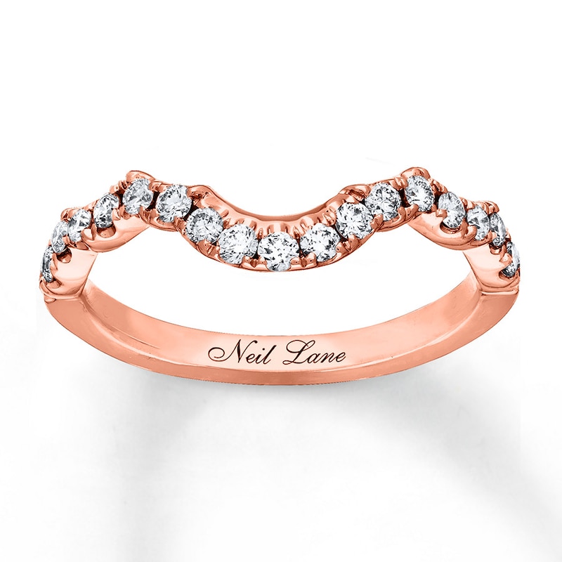 Main Image 4 of Neil Lane Wedding Band 3/8 ct tw Diamonds 14K Rose Gold
