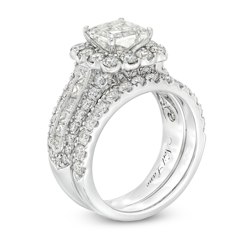 Main Image 5 of Neil Lane Princess-cut Diamond Engagement Ring 3 ct tw 14K White Gold