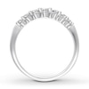 Thumbnail Image 2 of Adore Diamond Wedding Band 1/10 ct tw 10K White Gold