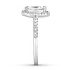 Thumbnail Image 3 of Adore Diamond Engagement Ring 7/8 ct tw Marquise/Round 14K White Gold