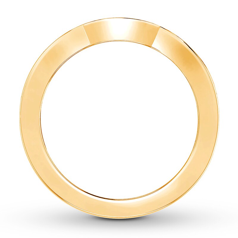 Main Image 2 of Adore Diamond Wedding Band 1/8 ct tw 10K Yellow Gold