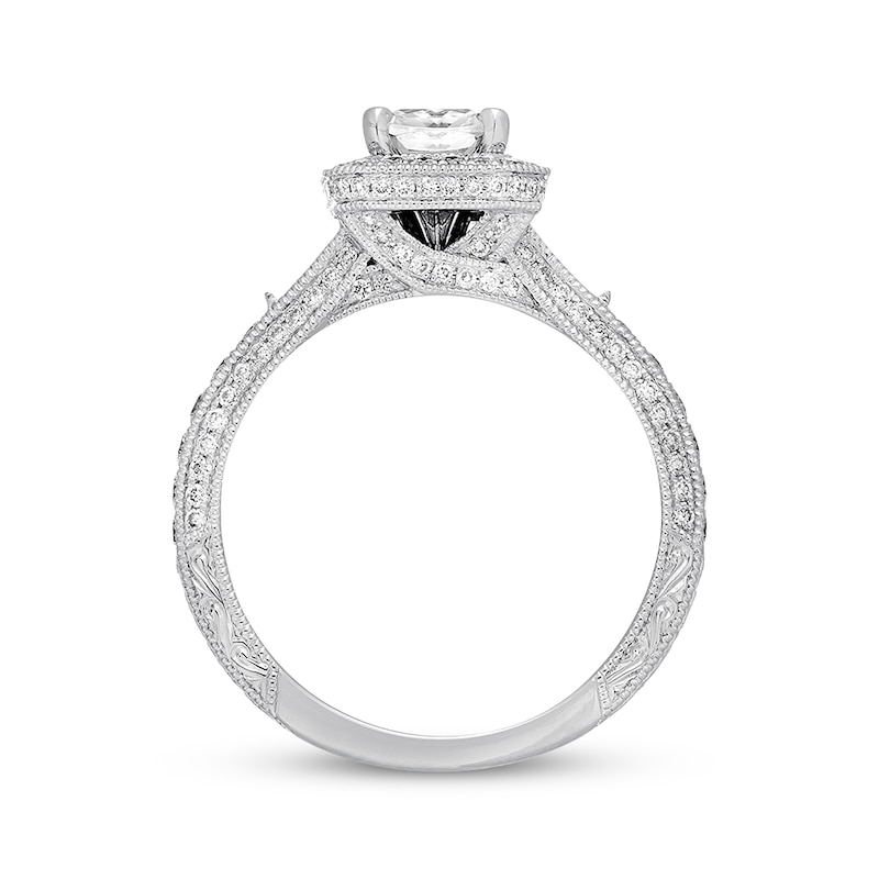 Main Image 3 of Neil Lane Cushion-cut Diamond Engagement Ring 1-5/8 ct tw 14K White Gold