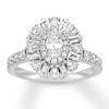 Neil Lane Oval-cut Diamond Engagement Ring 1-7/8 ct tw 14K White Gold