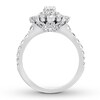 Neil Lane Oval-cut Diamond Engagement Ring 1-7/8 ct tw 14K White Gold