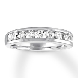Adore Diamond Wedding Band 3/4 Carat tw Round-cut 14K White Gold