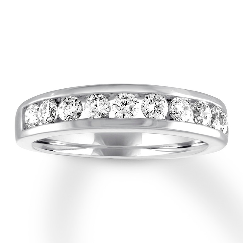 Main Image 1 of Adore Diamond Wedding Band 3/4 Carat tw Round-cut 14K White Gold
