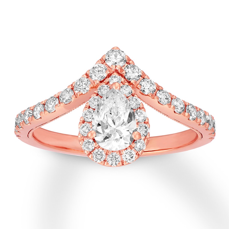 Neil Lane Diamond Engagement Ring 1 ct tw 14K Rose Gold