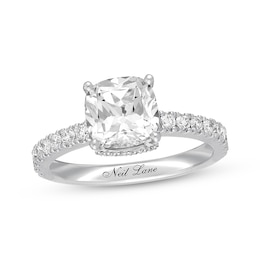 Neil Lane Cushion-cut Diamond Engagement Ring 2-1/3 carats tw 14K Gold