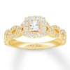 Thumbnail Image 0 of Neil Lane Engagement Ring 5/8 cttw Princess-cut 14K Yellow Gold