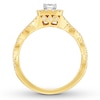 Thumbnail Image 1 of Neil Lane Engagement Ring 5/8 cttw Princess-cut 14K Yellow Gold