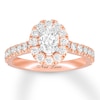 Neil Lane Diamond Engagement Ring 1-1/2 ct tw 14K Rose Gold