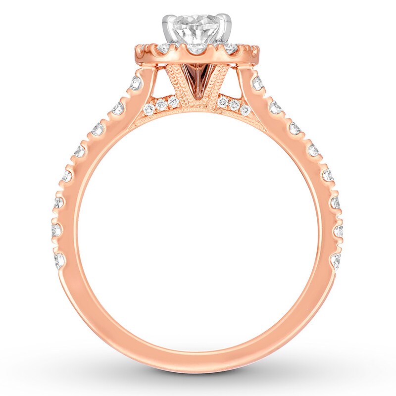 Neil Lane Diamond Engagement Ring 1-1/2 ct tw 14K Rose Gold