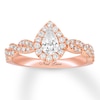 Neil Lane Engagement Ring 3/4 ct tw Diamonds 14K Rose Gold