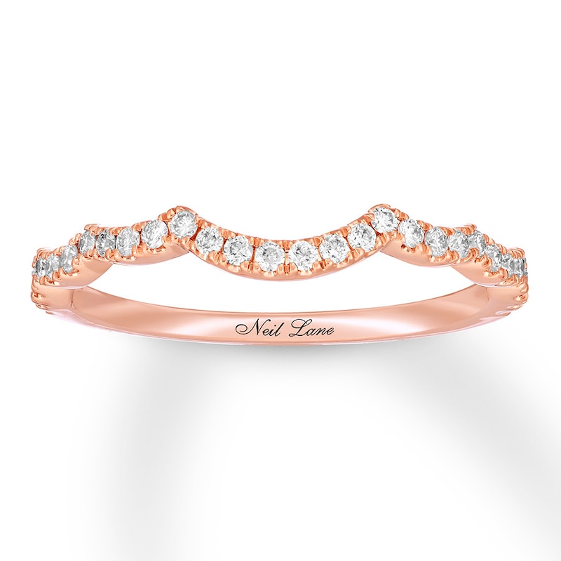 Neil Lane Wedding Band 1/5 ct tw Diamonds 14K Rose Gold