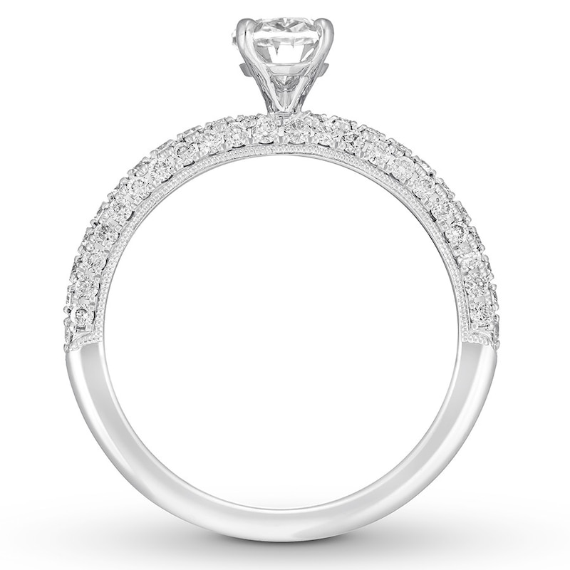 Main Image 2 of Neil Lane Engagement Ring 1-1/2 ct tw Diamonds 14K White Gold
