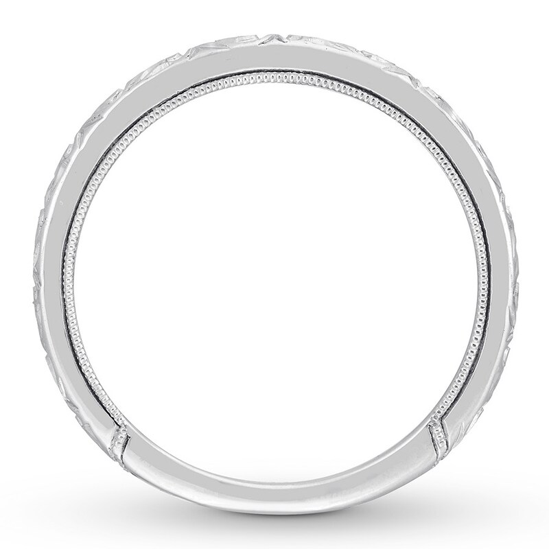 Main Image 2 of Neil Lane Engraved Wedding Band 14K White Gold