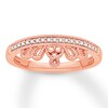 Thumbnail Image 0 of Diamond Wedding Band 1/10 ct tw Round-cut 10K Rose Gold