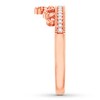 Thumbnail Image 2 of Adore Diamond Wedding Band 1/10 ct tw Round-cut 10K Rose Gold
