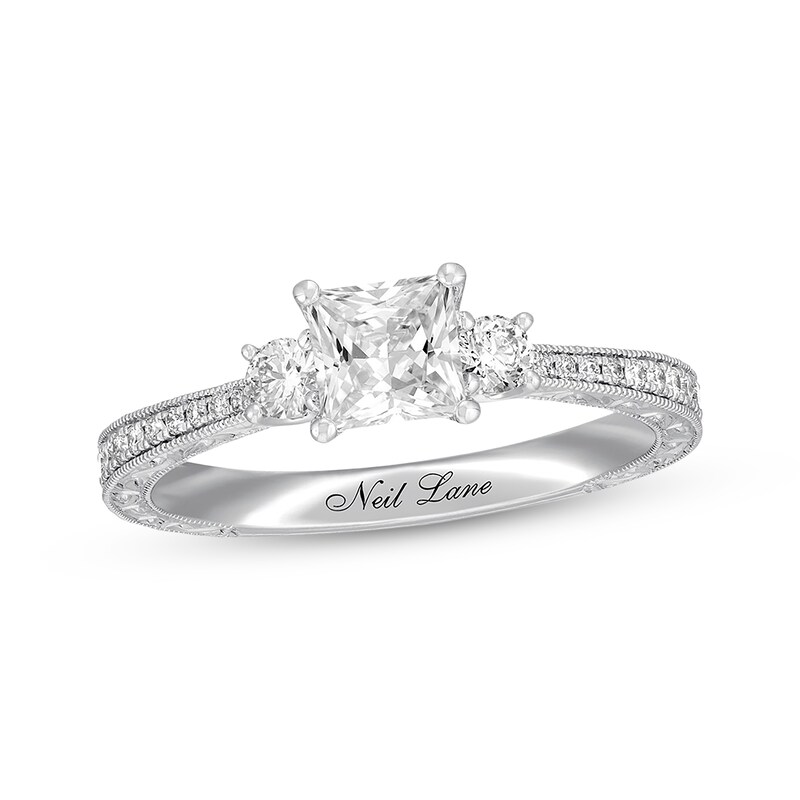 Neil Lane Princess-cut Diamond Engagement Ring 1 ct tw 14K White Gold