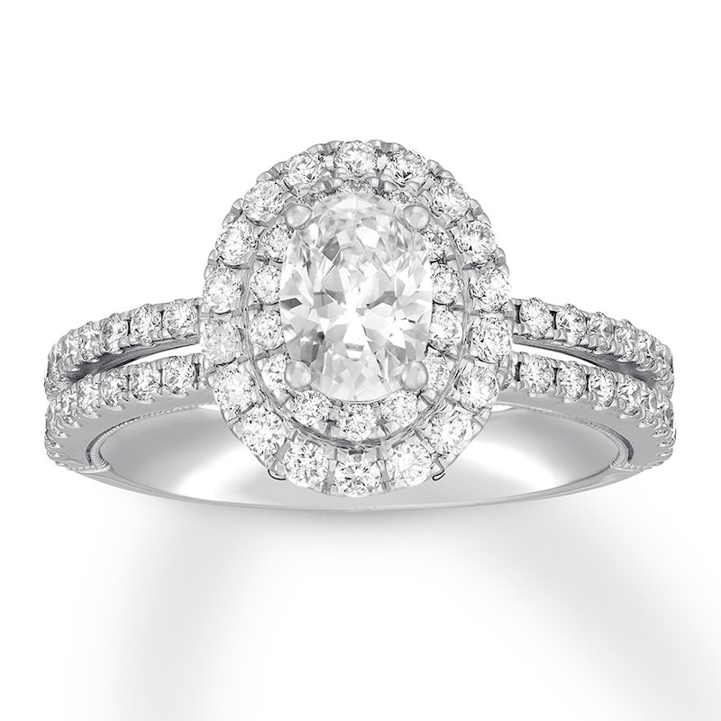 Neil Lane Diamond Engagement Ring 1-3/4 ct tw 14K White Gold