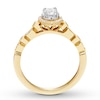 Thumbnail Image 1 of Diamond Engagement Ring 1/3 ct tw Round-cut 10K Yellow Gold