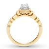 Thumbnail Image 2 of Diamond Engagement Ring 1/3 ct tw Round-cut 10K Yellow Gold
