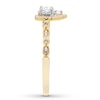 Diamond Engagement Ring 1/3 ct tw Round-cut 10K Yellow Gold