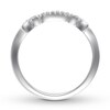 Thumbnail Image 2 of Adore Diamond Wedding Band 14K White Gold