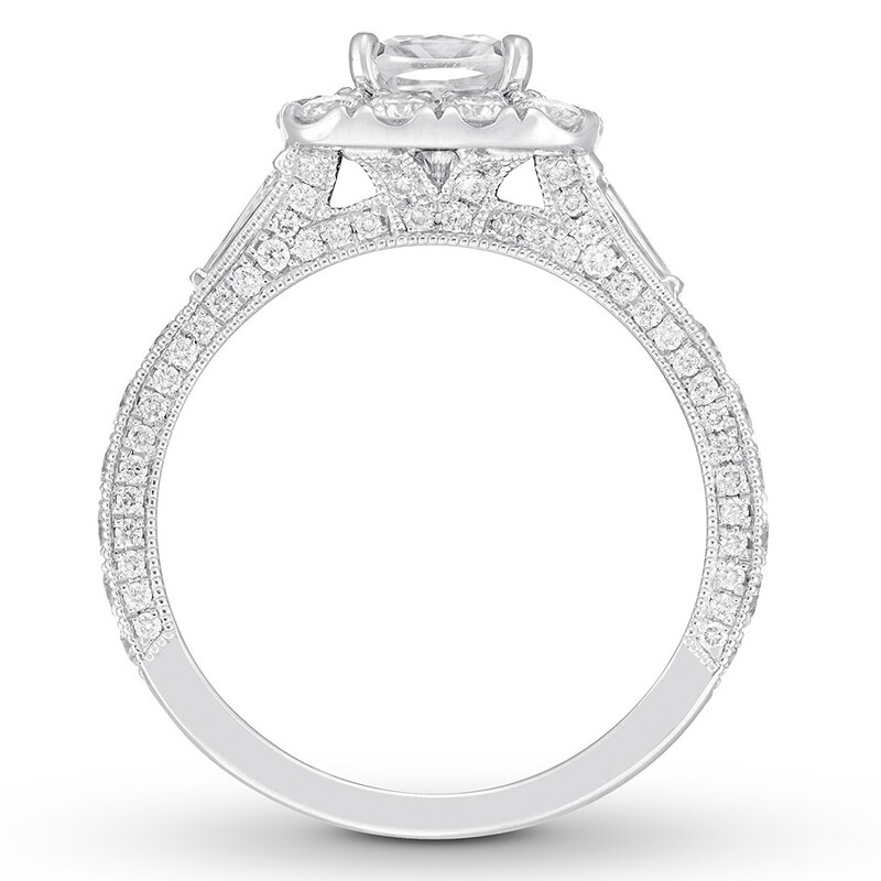 Neil Lane Diamond Engagement Ring 2-1/4 cts tw 14K White Gold