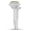Thumbnail Image 3 of Neil Lane Green Quartz Bridal Set 1 ct tw Diamonds 14K White Gold