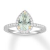 Thumbnail Image 0 of Neil Lane Quartz Engagement Ring 1/2 ct tw Diamonds 14K White Gold