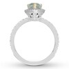 Thumbnail Image 1 of Neil Lane Quartz Engagement Ring 1/2 ct tw Diamonds 14K White Gold