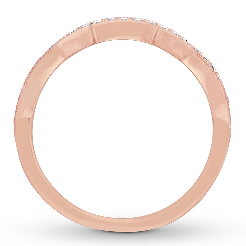 Neil Lane Wedding Band 1/6 ct tw 14K Rose Gold