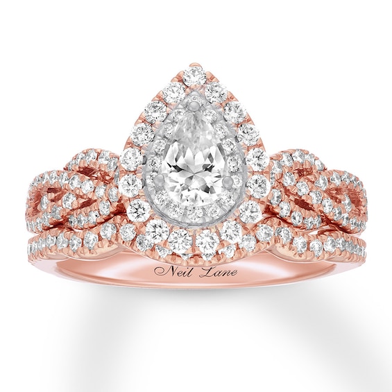 Neil Lane Bridal Set 1 ct tw Diamonds 14K Rose Gold